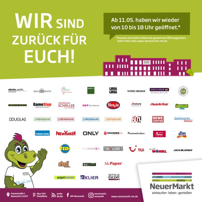 NeuerMarkt öffnet Seine Geschäfte - Neumarkt 4you